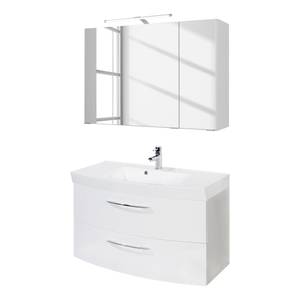 Set mobile lavabo (2 pezzi) Strahan Bianco