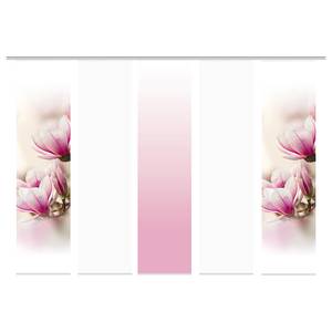Tenda a pannello Magnone (set da 5) Rosa - Tessile - 60 x 245 x 245 cm