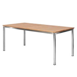 Table et chaises de jardin TEAKLINE 9A Teck massif / Acier inoxydable