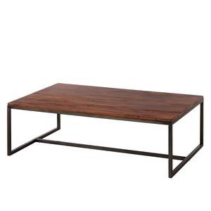 Table basse Woodson I Acacia massif / Fer - Acacia brun