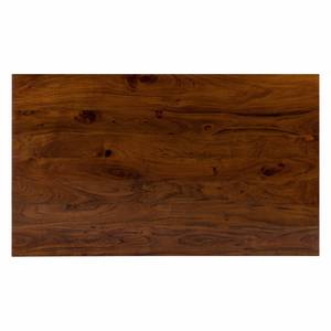 Table Woodson Acacia massif / Fer - Acacia brun - Largeur : 160 cm