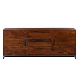 Credenza Woodson Acacia massello/ferro - Acacia Marrone - Larghezza: 200 cm