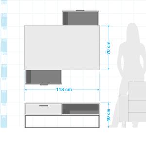 Salontafel Woodson II massief acaciahout/ijzer - Bruin acaciahout