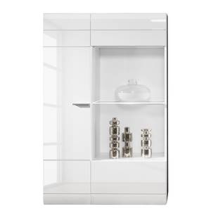 Buffet Carero Blanc brillant - Ouverture de porte à gauche