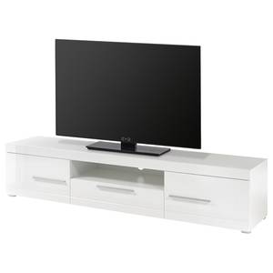 Meuble TV Liminka II Blanc brillant / Blanc