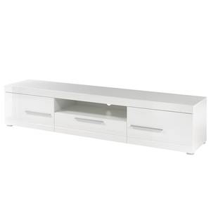 Meuble TV Liminka II Blanc brillant / Blanc