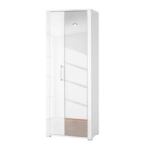 Armoire de vestibule Silkeborg Blanc brillant