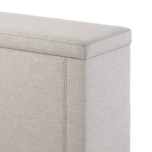 Banc Rhyme Textile - Gris - Largeur : 144 cm - Largeur : 144 cm