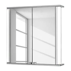 Spiegelschrank Marno Weiß - Holzwerkstoff - 65 x 66 x 15 cm