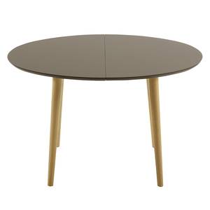 Table extensible Dalila Hêtre partiellement massif Marron - 120 x 90 cm