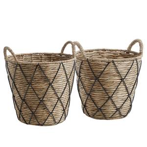 Paniers MAST II (lot de 2) Eichhornia - Beige / Marron foncé