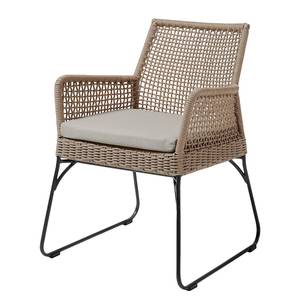 Chaise de jardin Novak Acier / Matière plastique - Beige