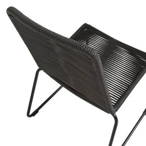 Chaise de jardin Megan Acier / Matière plastique - Gris