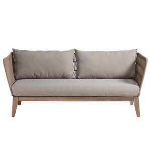 Gartensofa Bellano(3-Sitzer) Akazie / Webstoff - Akatzie / Grau