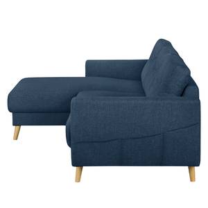 Ecksofa Sola Flachgewebe Longchair davorstehend links