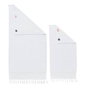 Serviette de toilette Prov Boheme I Étoffe de coton - Blanc