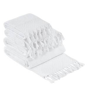 Serviette de toilette Prov Boheme I Étoffe de coton - Blanc