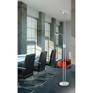 Lampadaire Adrian by Leuchten Direkt ijzer/zilverkleurig staal 2 lichtbronnen