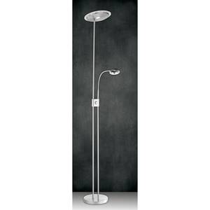 Lampadaire Adrian by Leuchten Direkt Fer / Acier Argenté 2 ampoules