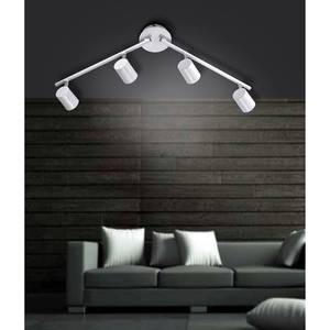 Lampada da soffitto Tarik By Leuchten Direkt - Ferro Bianco 4 luci