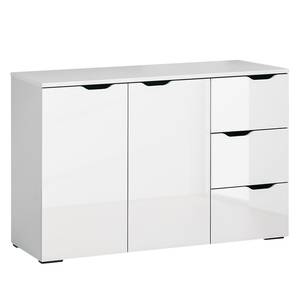 Commode Basil 2 portes - Blanc brillant