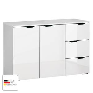 Commode Basil 2 portes - Blanc brillant