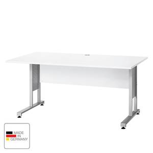 Bureau Merit I alpinewit - Breedte: 160 cm