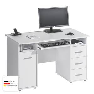 Bureau pour ordinateur Asa Blanc alpin - Blanc