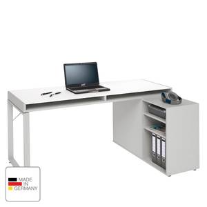 Schreibtisch Magic X Alpinweiß / Platingrau