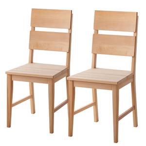 Gestoffeerde stoelen Vallrun massief hout - Beuk
