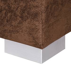 Canapé convertible LATINA Basic Country Microfibre Afua: Marron - Largeur : 165 cm