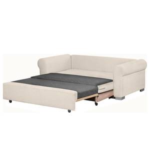 Canapé convertible LATINA Basic Country Tissu - Tissu Doran : Crème - Largeur : 205 cm