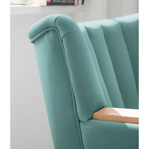 Fauteuil Bauro Tissu - Turquoise