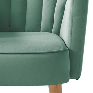 Fauteuil Bauro Tissu - Gris menthe