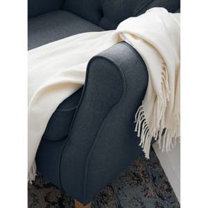 Oorfauteuil Luro Geweven stof Inas: Donkerblauw