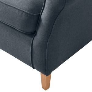 Oorfauteuil Luro Geweven stof Inas: Donkerblauw