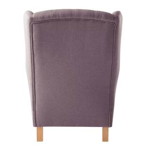 Ohrensessel Luro Violett - Textil - 78 x 102 x 85 cm