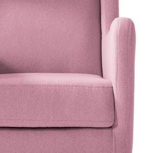 Fauteuil à oreilles Bucoli Feutre - Mauve - Sans repose-pieds