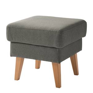 Oorfauteuil Bucoli vilt vilt - Grijs - Met hocker