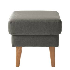 Oorfauteuil Bucoli vilt vilt - Grijs - Met hocker