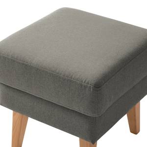 Oorfauteuil Bucoli vilt vilt - Grijs - Met hocker