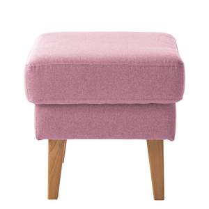 Oorfauteuil Bucoli vilt vilt - Mauve - Met hocker