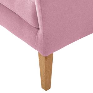 Oorfauteuil Bucoli vilt vilt - Mauve - Met hocker