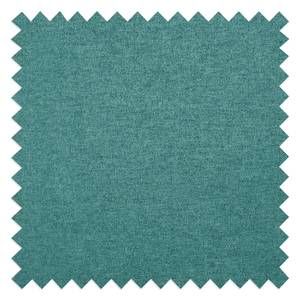 Oorfauteuil Bucoli vilt vilt - Turquoise - Met hocker