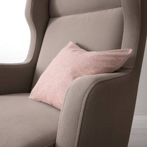 Oorfauteuil Grenfell geweven stof - Taupe