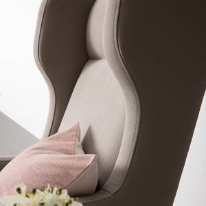 Ohrensessel Grenfell Webstoff Taupe