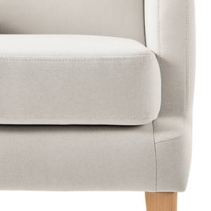 Fauteuil à oreilles Grenfell Tissu - Blanc