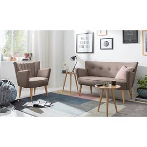 Sofa Bumberry III Webstoff (2-Sitzer) Taupe