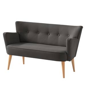 Sofa Bumberry III Webstoff (2-Sitzer) Basalt