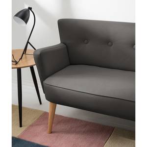 Sofa Bumberry III Webstoff (2-Sitzer) Basalt